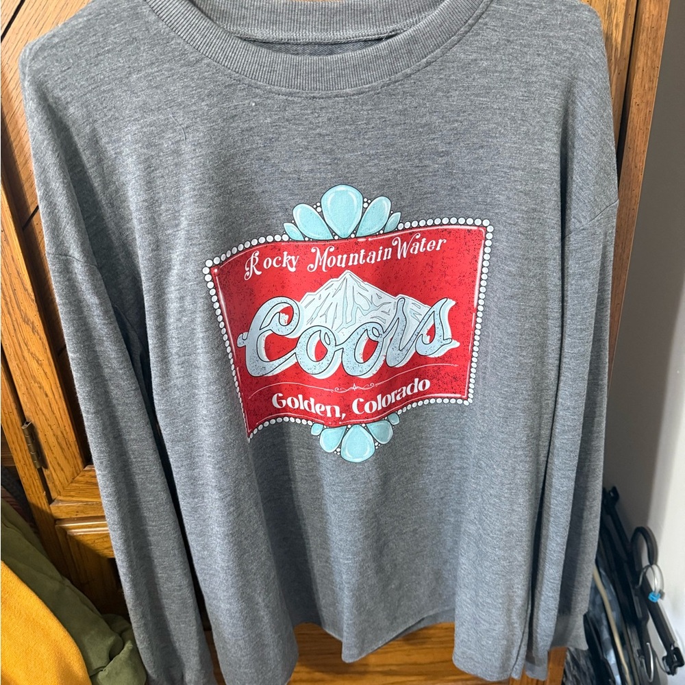 Coors Gray Long Sleeve Shirt
